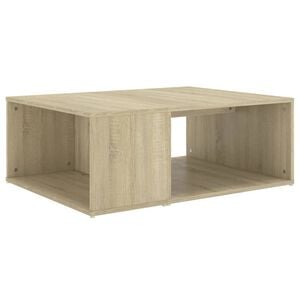 vidaXL Salontafel 90x67x33 cm bewerkt hout sonoma eikenkleurig