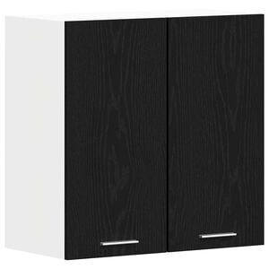 vidaXL Hangkast Lyon Zwart Eiken 60 x 31 x 60 cm Bewerkt hout