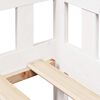 vidaXL Slaapbank met lades 80x200 cm massief grenenhout wit