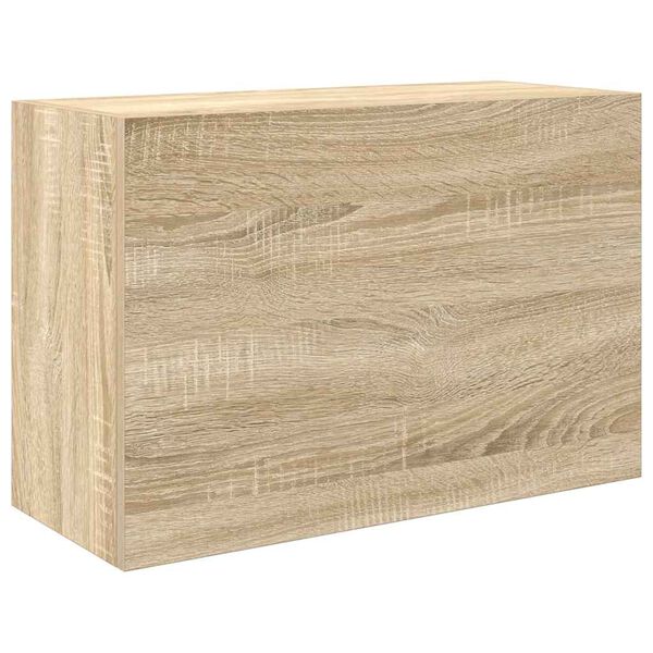 vidaXL Badkamerwandkast 60x25x40 cm bewerkt hout sonoma eikenkleurig