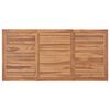 vidaXL Tuintafel 200x100x75 cm massief teakhout