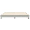 vidaXL Bedframe zonder matras 200x220 cm fluweel lichtgrijs