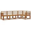 vidaXL Buiten bankenset 5 pcs Naturel