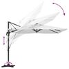 vidaXL Parasol Zand 286 x 285 x 270 cm Aluminium