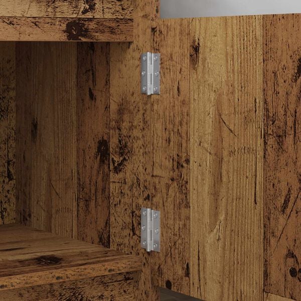 vidaXL Scharnier 12 pcs Zilver 50 x 38 x 1,3 mm Staal