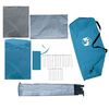 vidaXL Tent 3-persoons waterdicht blauw