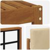 vidaXL Buiten bankenset 5 pcs Natuurlijk en Beige Massief Acaciahout