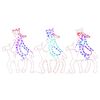 vidaXL Kerstfiguren drie wijzen met 504 LED's 70x50 cm