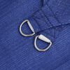 vidaXL Zonnezeil 160 g/m&sup2; vierkant 5x5 m HDPE blauw