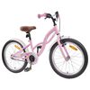 vidaXL Kinderfiets 18 Inch voor 5-7 jaar Lichtroze