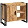 vidaXL Wastafelkast met plank Bruin 71 x 33 x 58 cm Massief Mango Hout