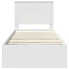 vidaXL Bedframe met lade met hoofdeinde Wit 90 x 200 cm Ingenieurshout