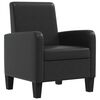 vidaXL Fauteuil kunstleer zwart