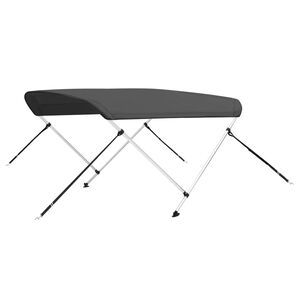vidaXL Biminitop 2-boogs 180x130x110 cm antracietkleurig