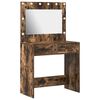 vidaXL Plafondtafel Gerookt eiken 78,5 x 41 x 135 cm Bewerkt hout