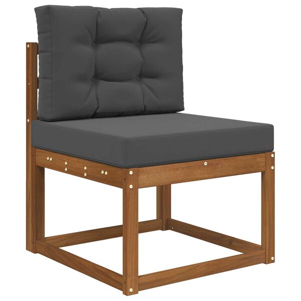 vidaXL Buiten bankkussen 2 pcs Antraciet Polyester