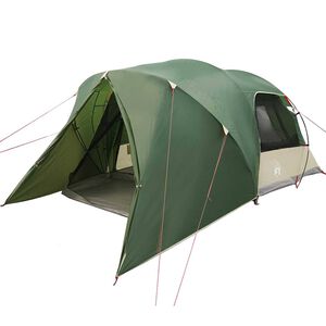 vidaXL Koepeltent met afneembare regenhoes Groen 455 x 252 x 178 cm