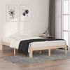 vidaXL Bedframe massief hout 135x190 cm