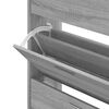 vidaXL Schoenenkast 63x24x104 cm bewerkt hout grijs sonoma eikenkleur