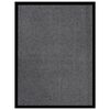 vidaXL Deurmat 40x60 cm antracietkleurig