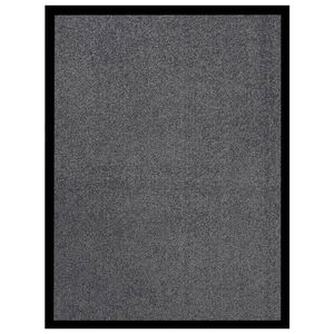 vidaXL Deurmat 40x60 cm antracietkleurig