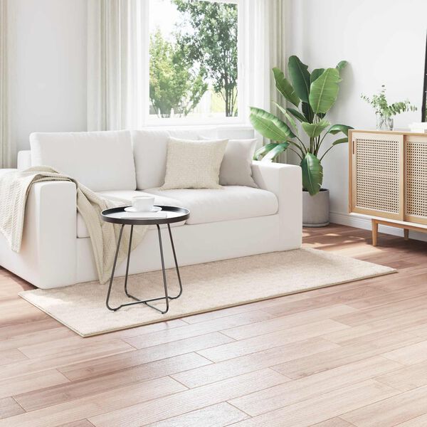 vidaXL Vloerkleden Rechthoekig SIROLO Beige 200 x 80 cm Polyester