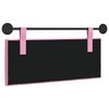 vidaXL Hangend Hoofdeinde Wandgemonteerd Roze 110 x 55 x 7 cm Stof
