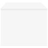vidaXL Salontafel Wit 80 x 50 x 40 cm Bewerkt hout