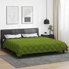 vidaXL Winter Dekbed Groen en Antraciet 220 x 240 cm Microfiber