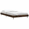 vidaXL Bedframe zonder matras hout gerookt eikenkleurig 90x190 cm