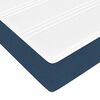 vidaXL Opbergbed met matras met matras Blauw 90 x 200 cm Polyester