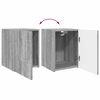 vidaXL TV Wandkast Grijs Sonoma 30 x 31 x 40 cm Bewerkt hout