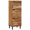 vidaXL Hoge kast Naturel 40 x 33,5 x 110 cm Massief Acaciahout
