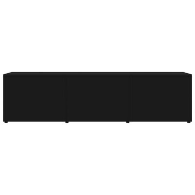 vidaXL Tv-meubel 120x34x30 cm spaanplaat zwart