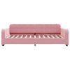 vidaXL Slaapbank 90x200 cm fluweel roze