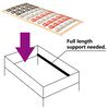 vidaXL Bedframe met 12 latten en steunen 80x200 cm