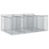 vidaXL Gabion Verhoogd Bed 150 x 100 x 60 cm Gegalvaniseerd staal