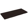 vidaXL Wastafelblad 140x60x(2-6) cm behandeld massief hout donkerbruin