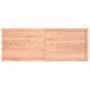 vidaXL Wandschap 160x60x(2-4)cm behandeld massief eikenhout lichtbruin