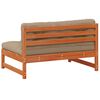 vidaXL Tuin Midden Sofa Massief grenenhout Wasbruin