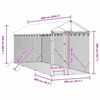vidaXL Hondenkennel met dak 2x6x2,5 m gegalvaniseerd staal zilver