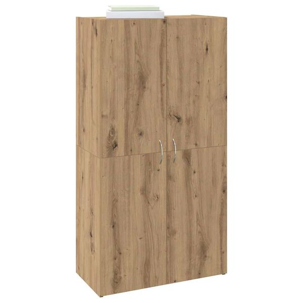 vidaXL Kantoorkast met plank Oudhout 60 x 32 x 115 cm Bewerkt hout