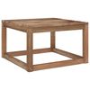 vidaXL Tuintafel pallet 60x60x36,5 cm ge&iuml;mpregneerd grenenhout bruin