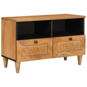 vidaXL TV Eenheden Licht Bruin 70 x 33 x 46 cm Bewerkt hout