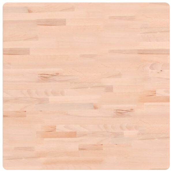 vidaXL Tafelblad vierkant 70x70x1,5 cm massief beukenhout