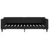 vidaXL Slaapbank met onderschuifbed 80x200 cm stof zwart