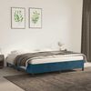 vidaXL Bedframe zonder matras 180x200 cm fluweel donkerblauw