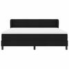 vidaXL Boxspringbed met matras met hoofdeinde Zwart 180 x 200 cm Stof