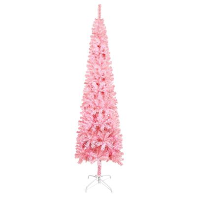 vidaXL Kerstboom smal 120 cm roze