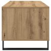 vidaXL Salontafel 90x49x45 cm bewerkt hout artisanaal eikenkleurig